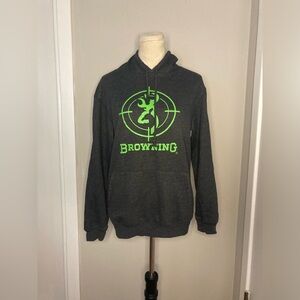 Browning Charcoal Grey Hoodie
